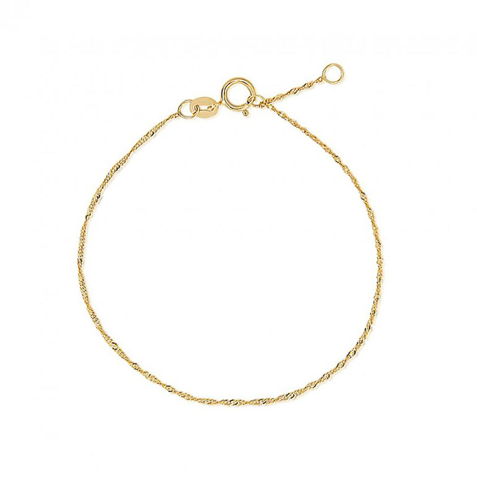 Singapore Chain Bracelet  10K – Anne Sportun Fine Jewellery