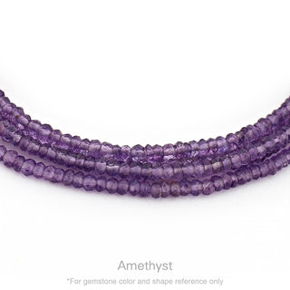 'Wrap' Gemstone 10mm Hammered Diamond Disc Necklace