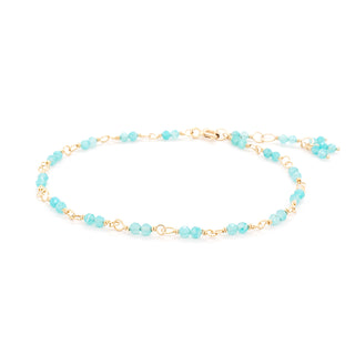 Hand-Tied Natural Gemstone Bracelet