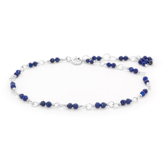 Hand-Tied Natural Gemstone Bracelet