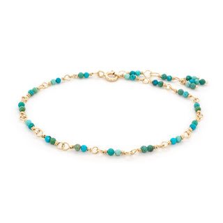 Hand-Tied Natural Gemstone Bracelet