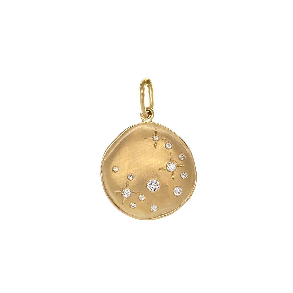 Luna' Scattered Star Coin Charm – Anne Sportun Fine Jewellery