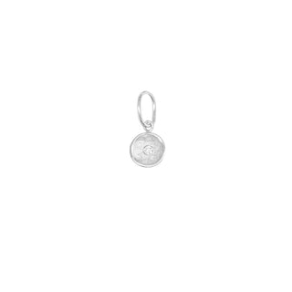 Diamond Dot 6mm Disc Charm