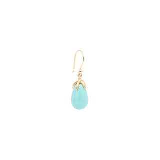 Teardrop Turquoise Earrings - Anne Sportun Fine Jewellery