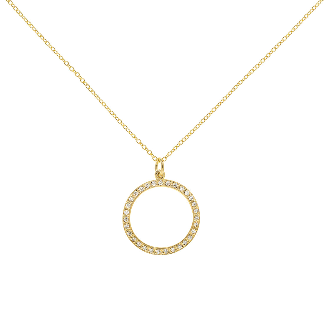 Love circle necklace shop
