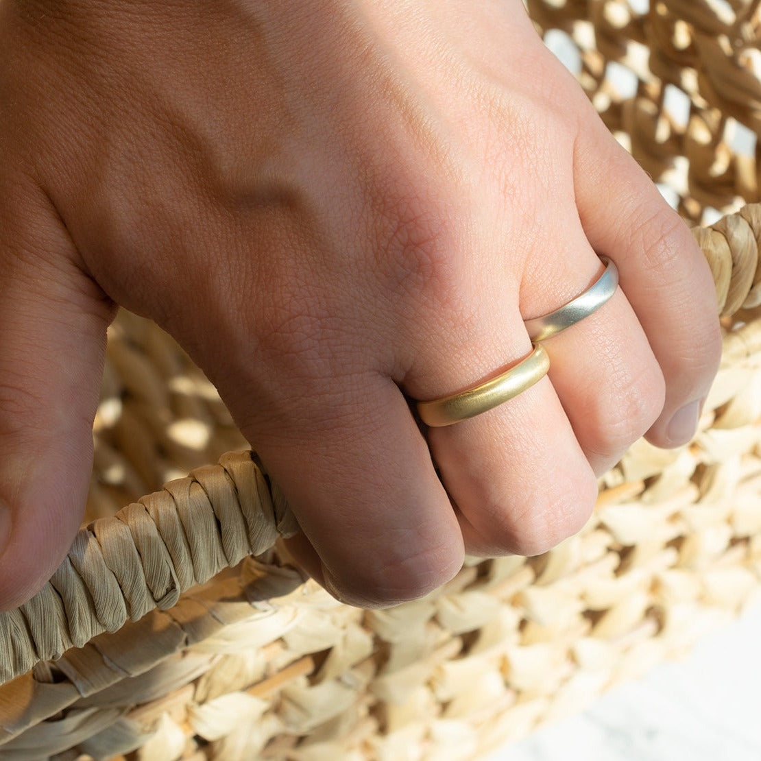 Wonky 4mm Wide Band