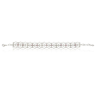 Ruby Silver Nights Bracelet