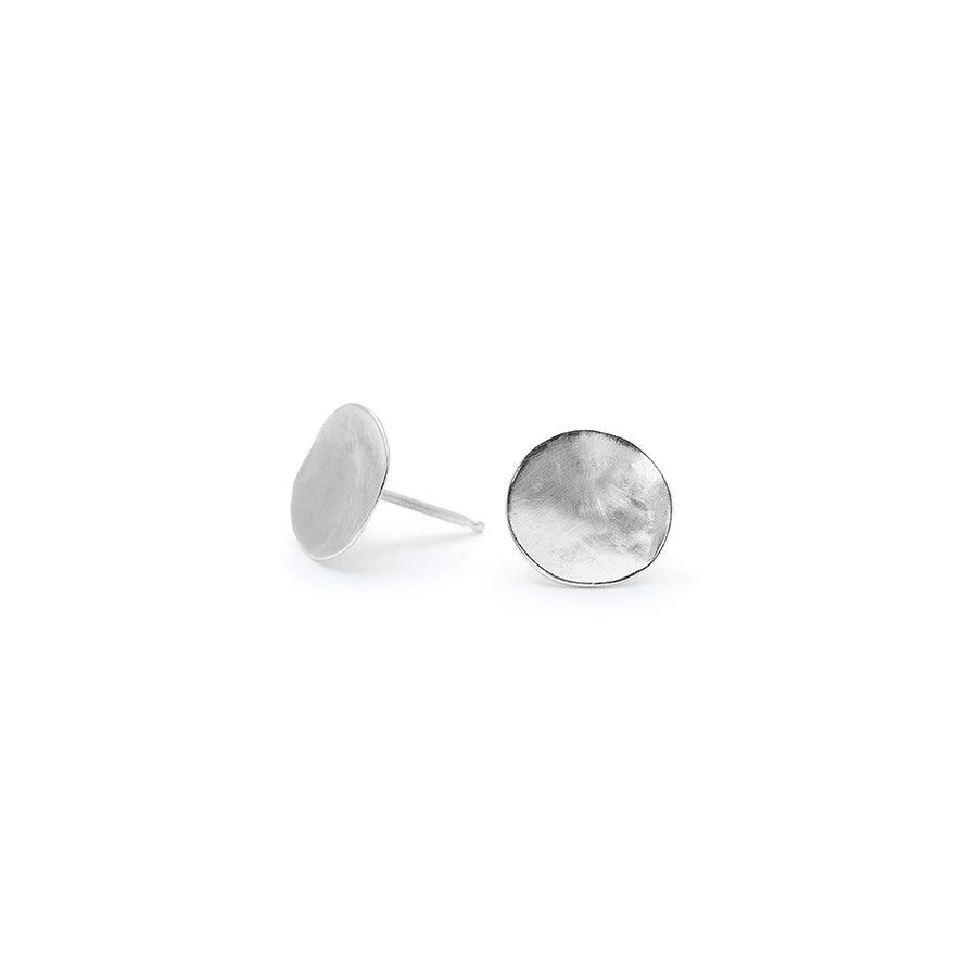 Hammered Disc Studs