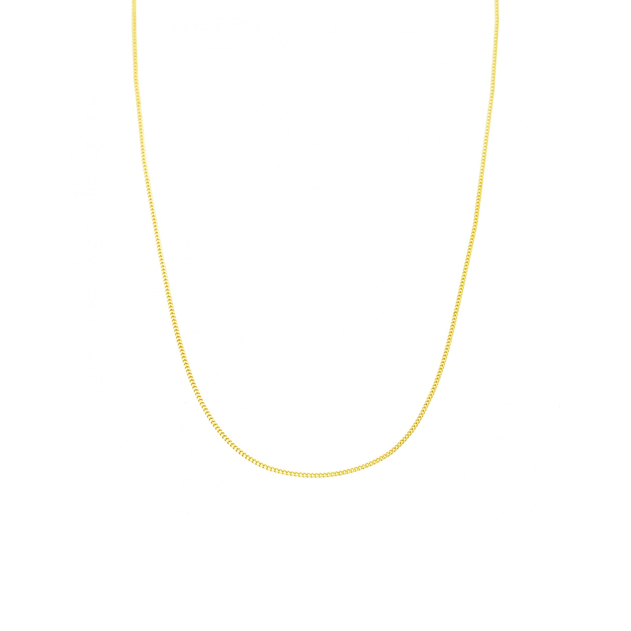 Solid Curb Link Chain Necklace 1 1.2mm Anne Sportun Fine Jewellery