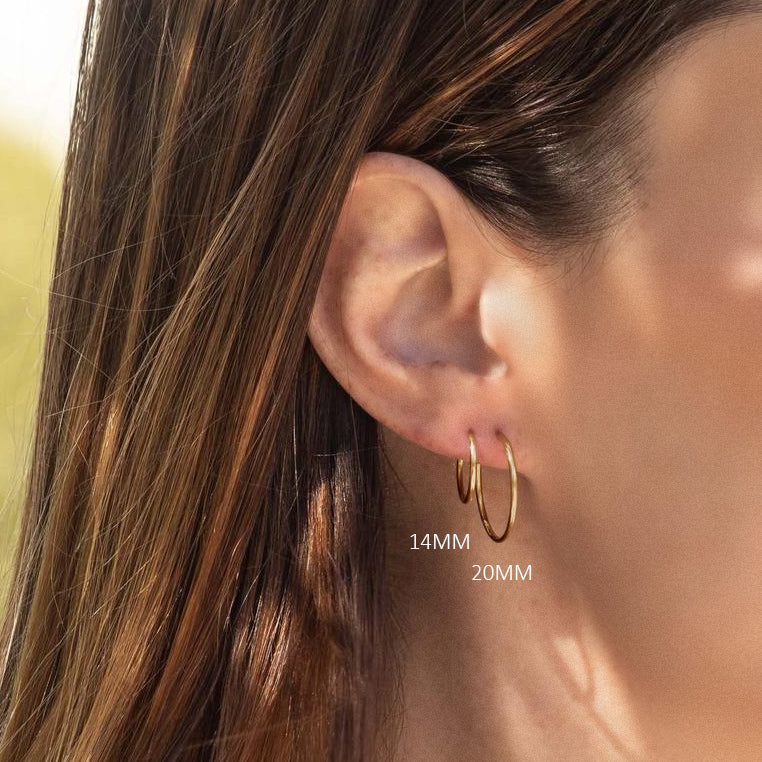 14k on sale sleeper earrings