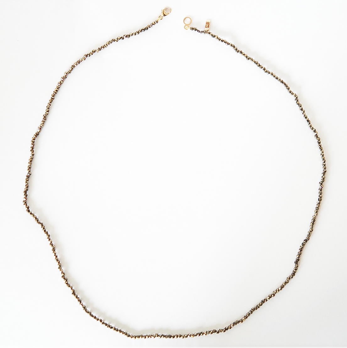 Sparkling Pyrite Strand Necklace | 14k – Anne Sportun Fine Jewellery