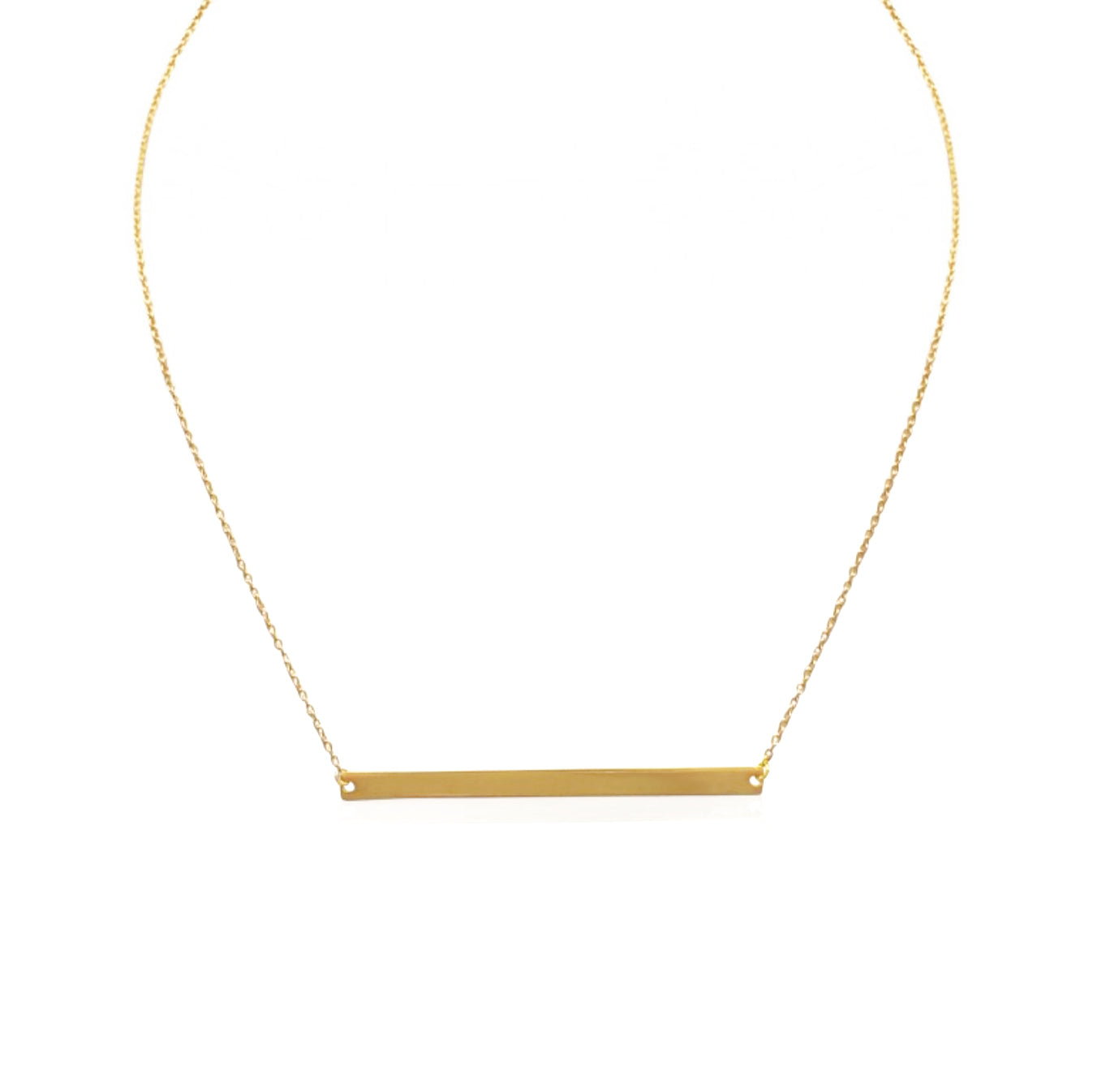 Necklace solid store gold