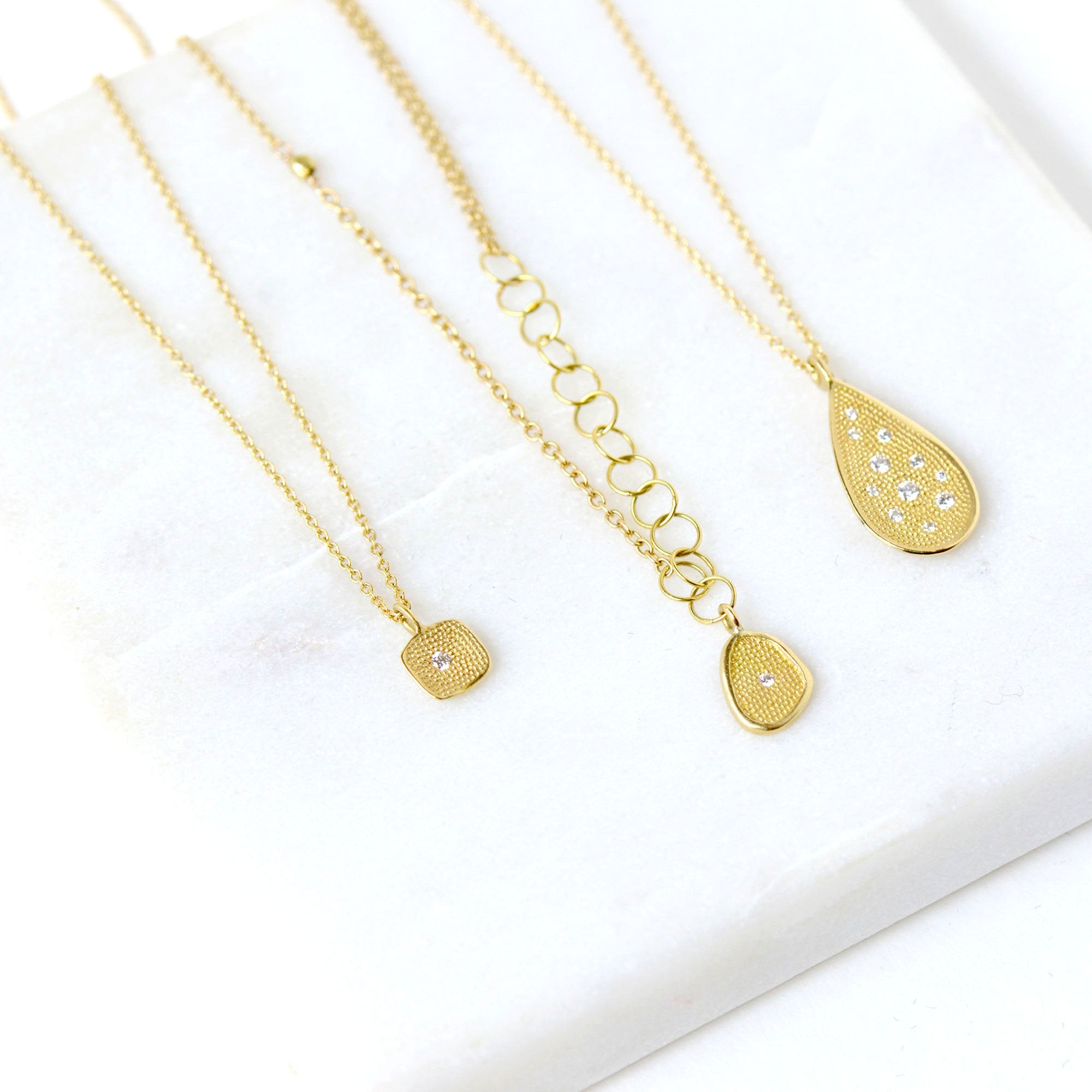 Small Gold 'Stardust' Necklace – Anne Sportun Fine Jewellery